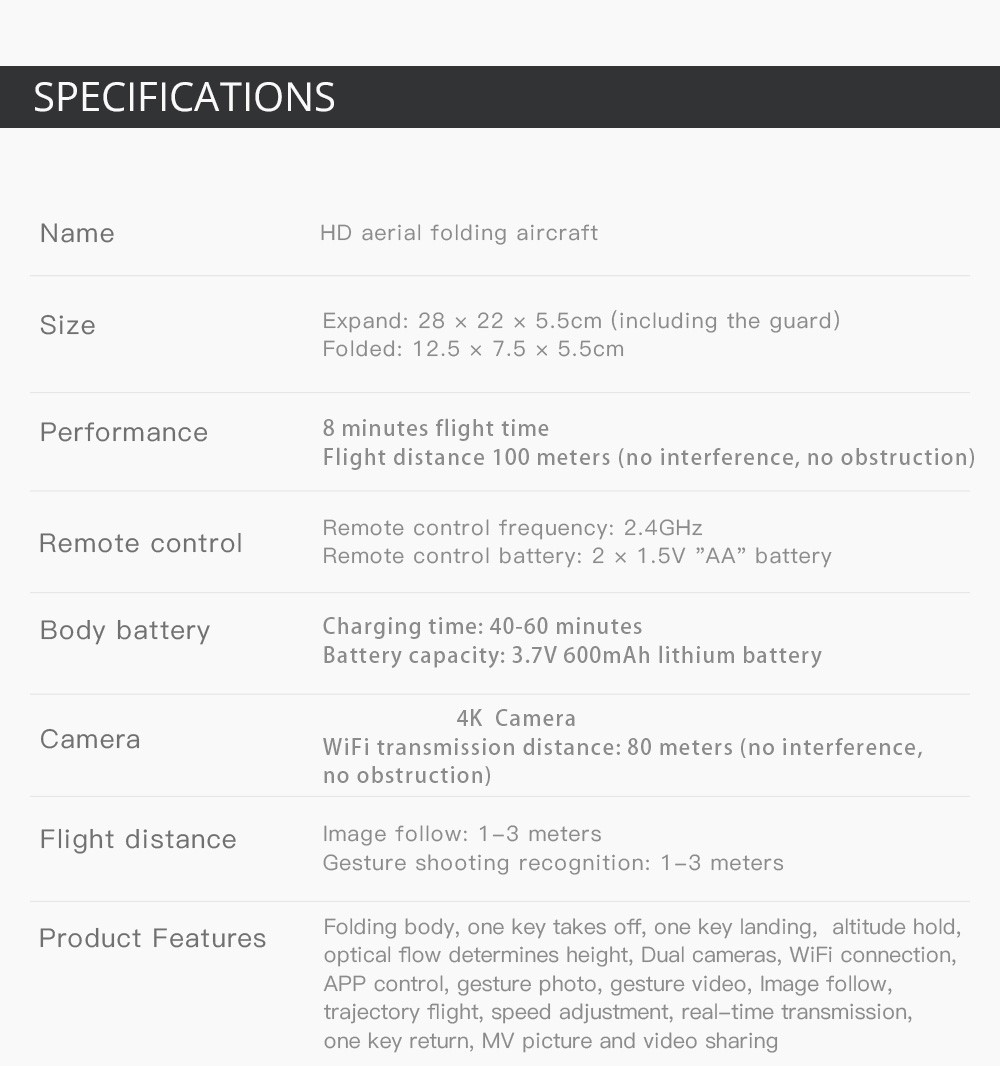 ZLL SG107 RC Drone Dual 4K Camera 600mAh Battery + 1200mAh Battery