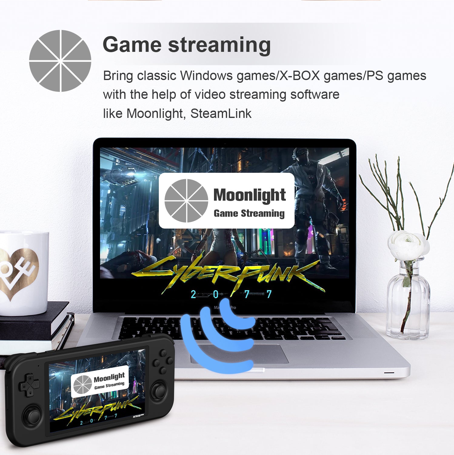 Retroid Pocket 3 Android 11 Game Console, 4.7'' IPS Touch Screen, 3GB RAM 32GB eMMC, WiFi Bluetooth - Yellow