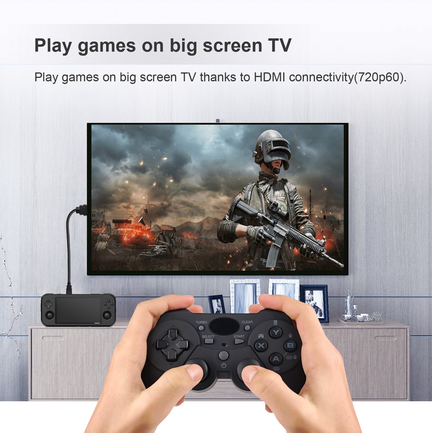 Retroid Pocket 3 Android 11 Game Console, 4.7'' IPS Touch Screen, 3GB RAM 32GB eMMC, WiFi Bluetooth - Yellow