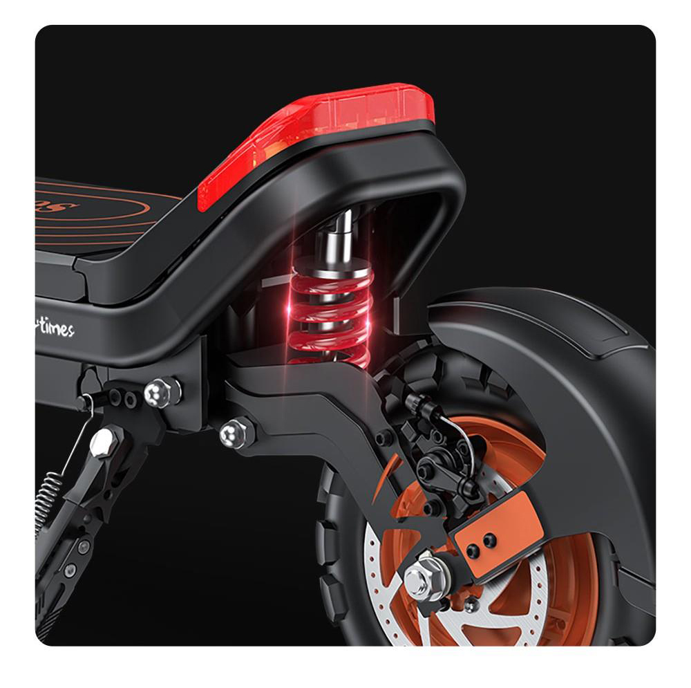 G63 Electric Scooter 11 Inch Pneumatic Off-road Tires 1200W*2 Dual Motors 48V 20Ah Battery 34.2MPH Max Speed 31Miles Range Tuya APP Control Removable Battery Black