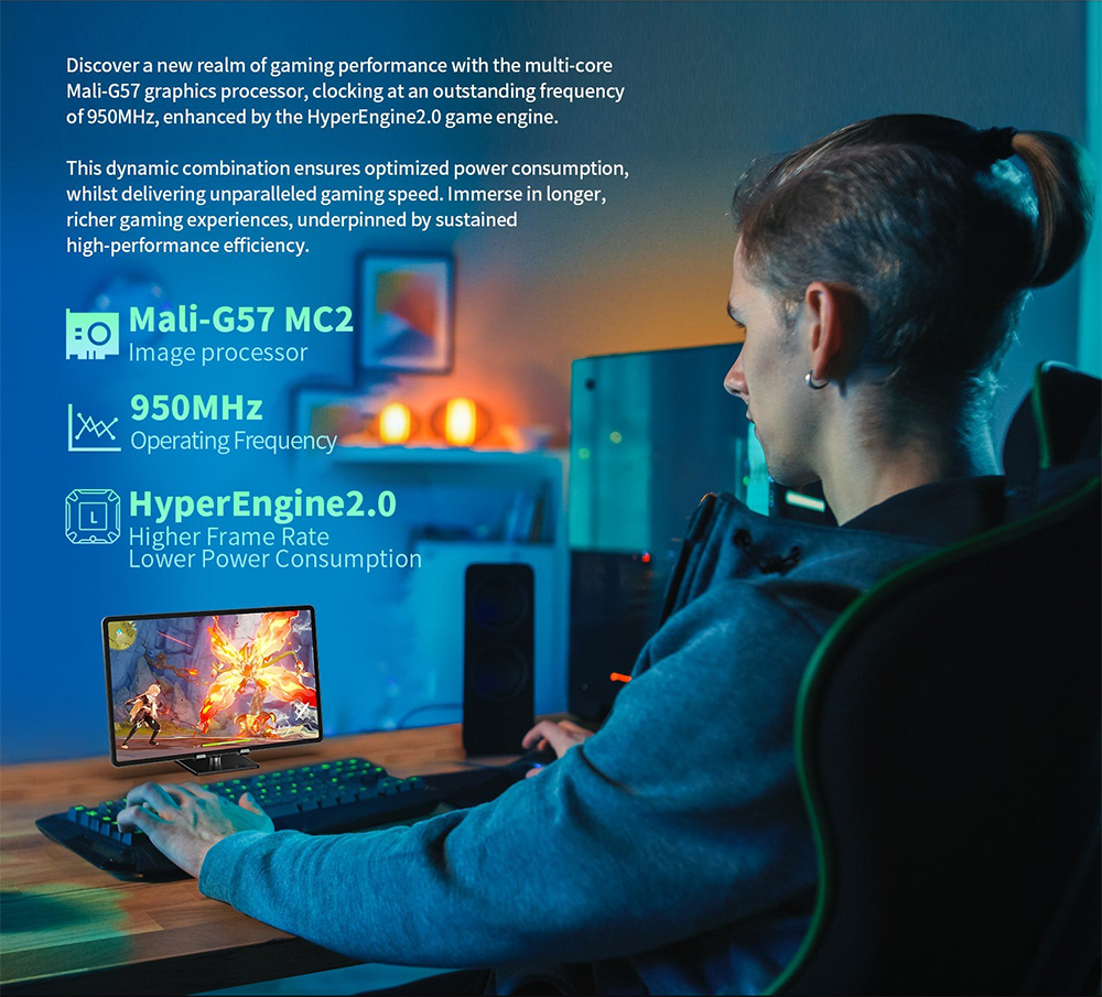 Teclast T50 Pro Android 13 Tablet, MTK Helio G99 8-Core 2.2GHz, 11