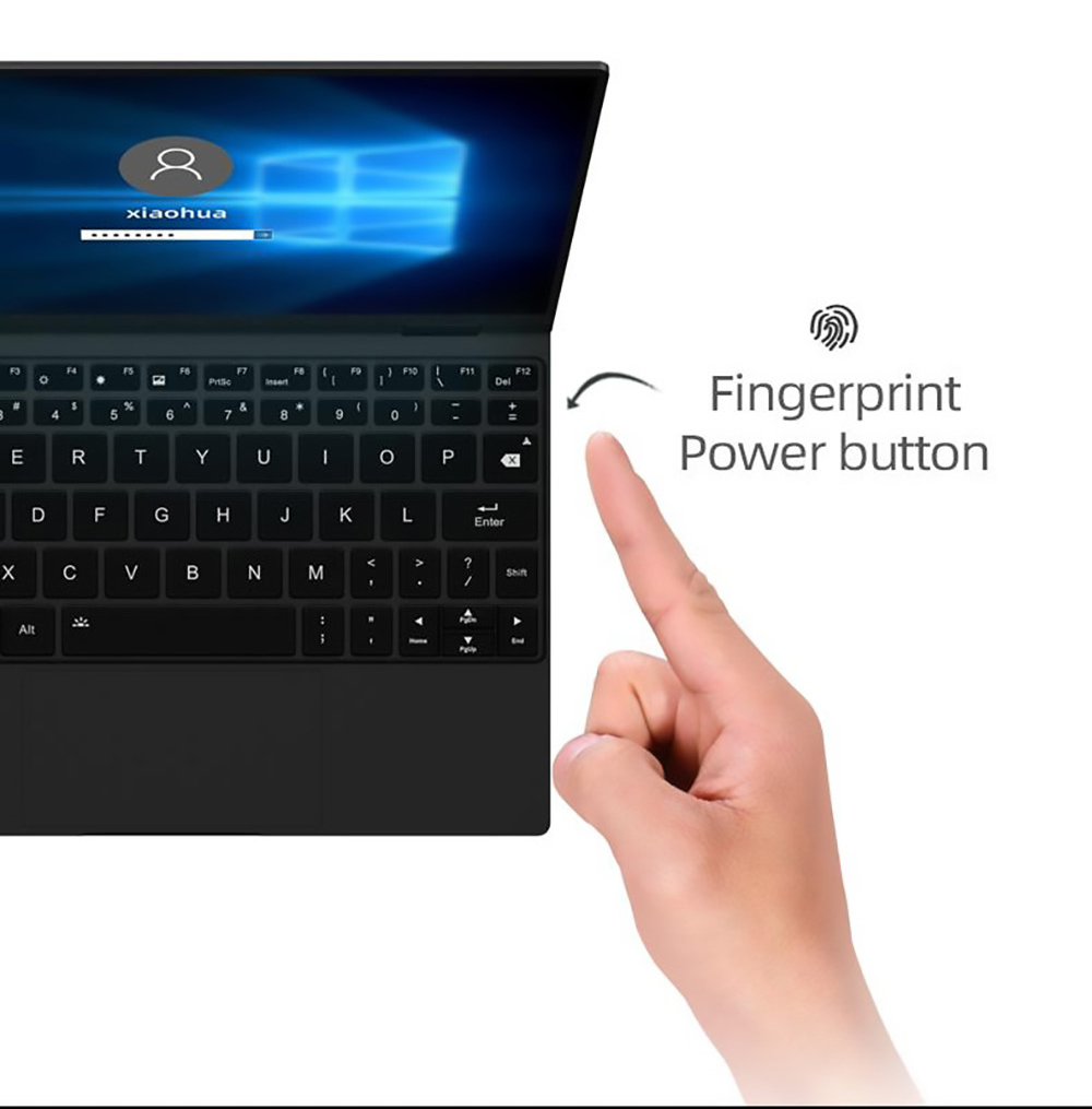 One Netbook 4S Platinum 2 in 1 Laptop Intel Core i3-1110G4 Processor, 16GB LPDDR5 2TB ROM 10.1'' 2.5K LTPS Full Display - US Plug