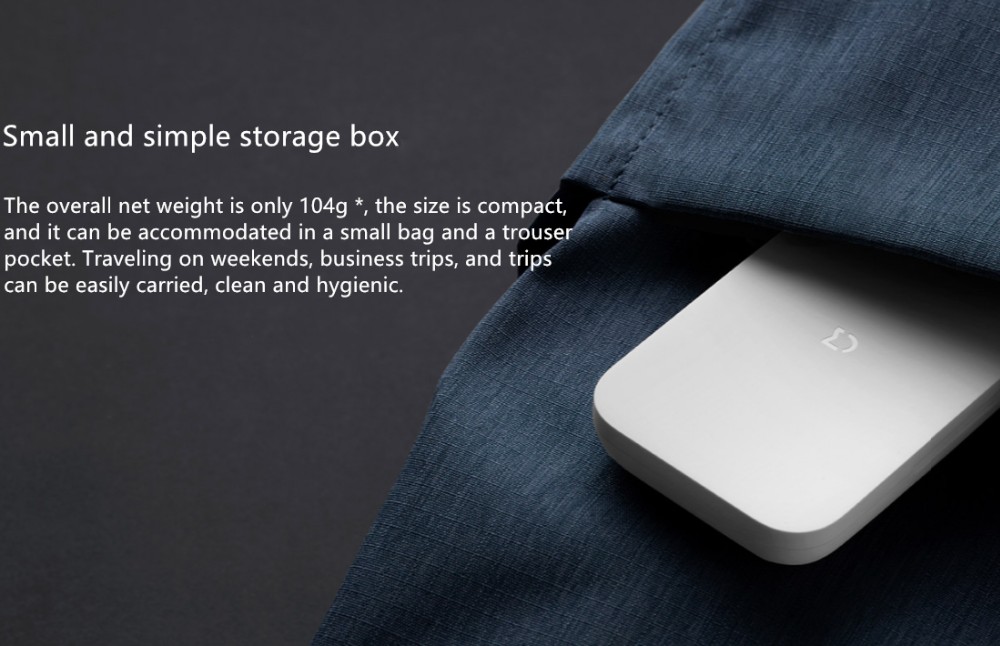 Xiaomi Mijia Portable 5PCS Stainless Steel Nail Clippers Set - White