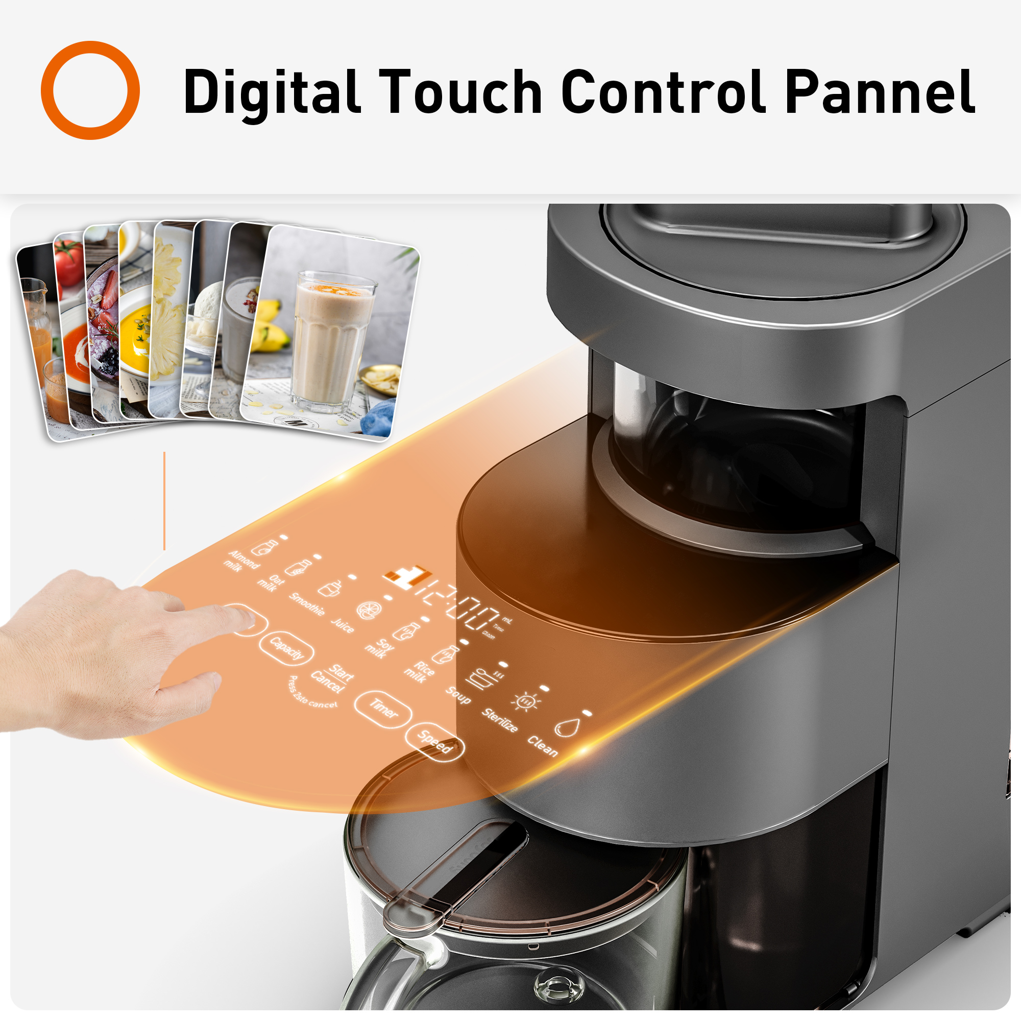 Joyoung Y1 Food Blender Mixer Silent Smart Kitchen Food Processor Multifunction Soymilk Juice Machine