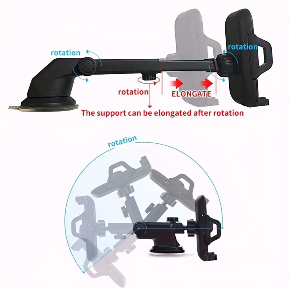 Car Universal Hands-Free Suction Cell Phone Holder for Car Dashboard Air Vent Car Phone Holder Mount