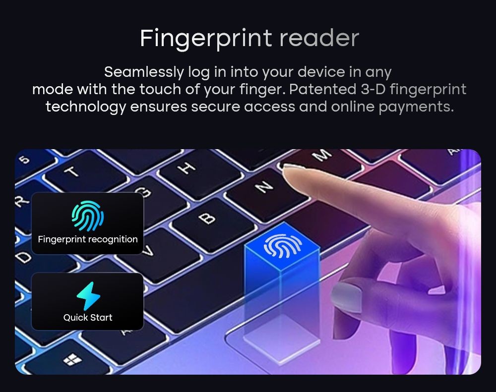 DERE R16 Pro 16in Laptop Intel Celeron N95 up to 3.4Ghz 2.5K IPS Full HD 12GB DDR5 512GB SSD Windows 11 Home