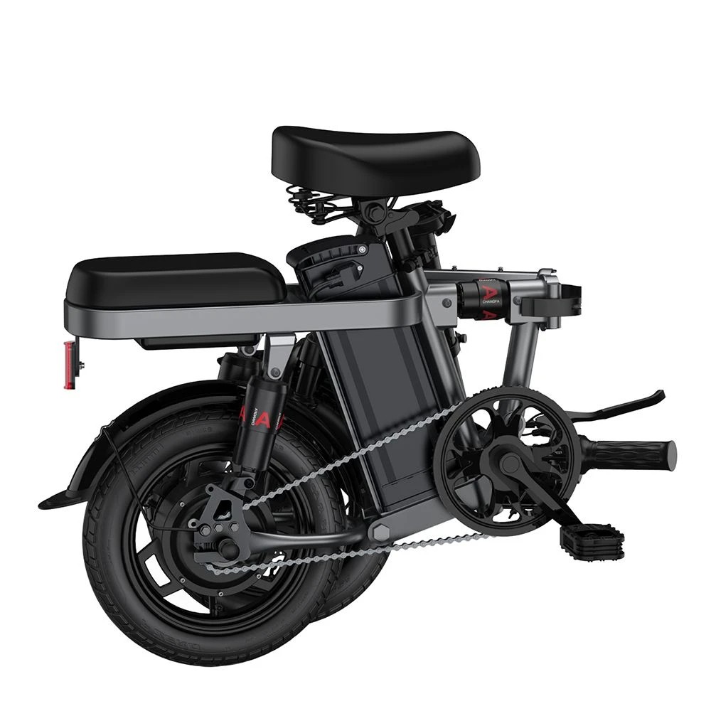 ENGWE T14 Folding Electric Bicycle 14 Inch Tire 250W Brushless Motor 48V 10Ah Battery 25km/h Max Speed - Grey
