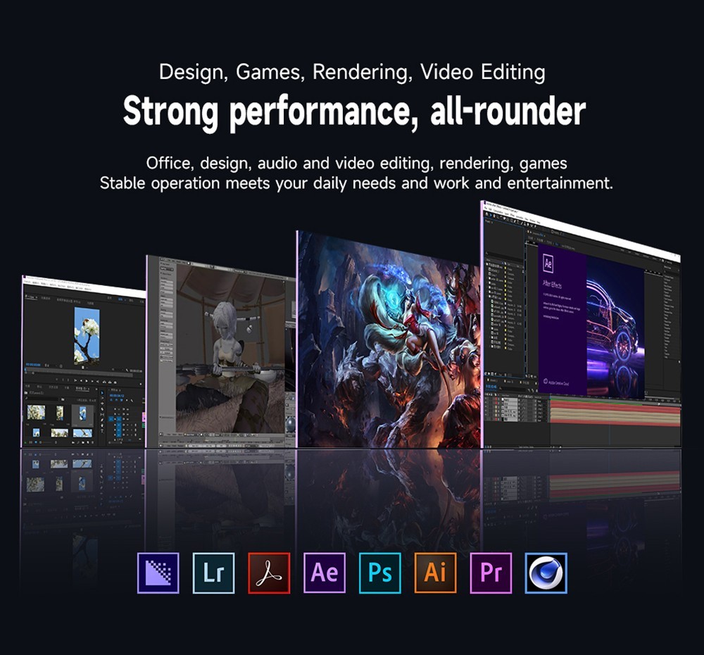 GMK K4 Mini PC AMD Ryzen 9 7940HS, 32GB DDR5 1TB SSD, Windows 11 Pro, Windows 11 Pro, WiFi 6, 4K Output - EU