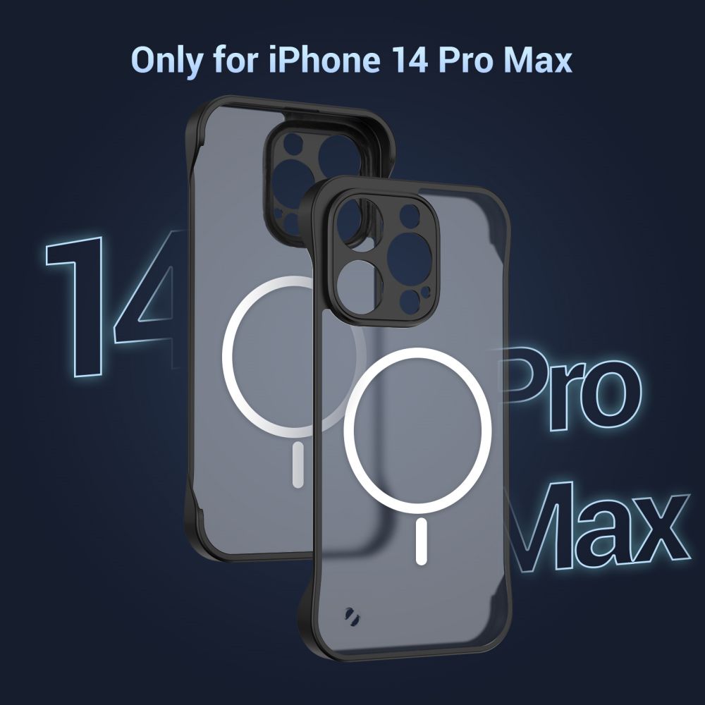 HINOVO MPC1-IP 14PM Anti-Shock Anti-Collision Wireless Magnetic Charging Mobile Phone Case for iPhone 14 Pro Max