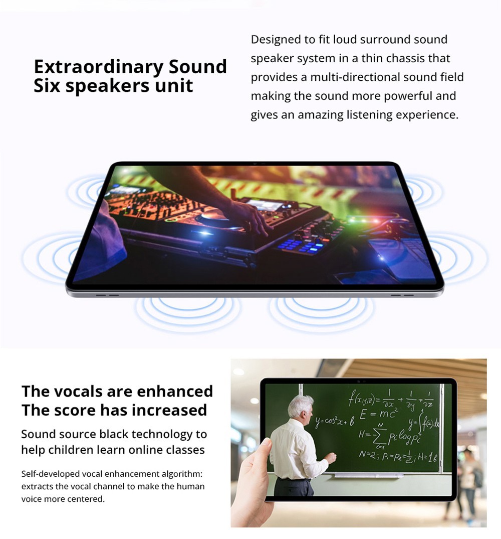 Honor X8 Pro CN Version Tablet 11.5in 2K Screen Snapdragon 685 8 Core CPU, 6GB RAM 128GB ROM, Magic OS 7.1 Dual 5MP Camera - Cyan