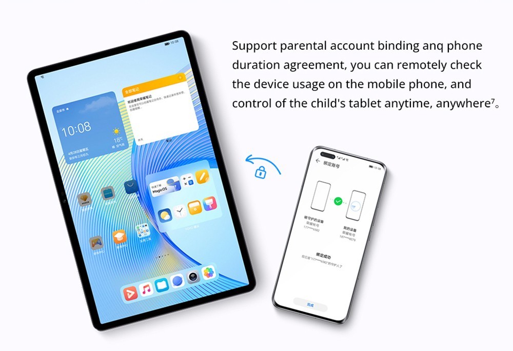 Honor X8 Pro CN Version Tablet 11.5in 2K Screen Snapdragon 685 8 Core CPU, 6GB RAM 128GB ROM, Magic OS 7.1 Dual 5MP Camera - Grey