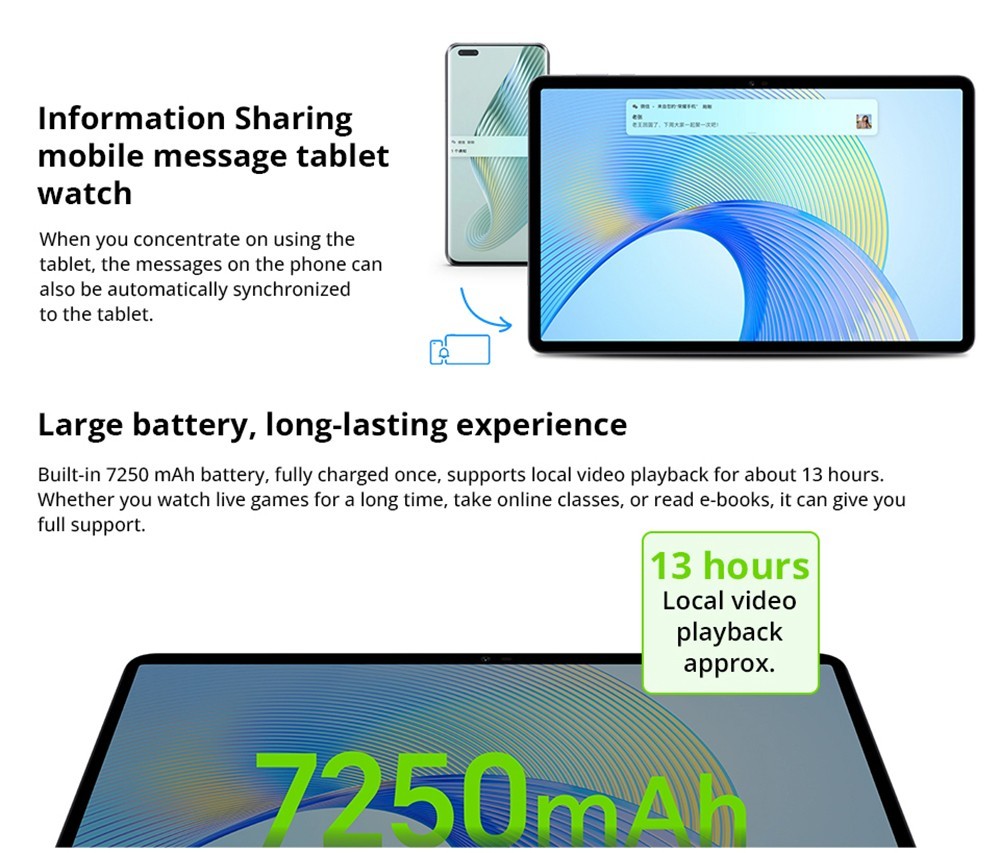 Honor X8 Pro CN Version Tablet 11.5in 2K Screen Snapdragon 685 8 Core CPU, 6GB RAM 128GB ROM, Magic OS 7.1 Dual 5MP Camera - Grey