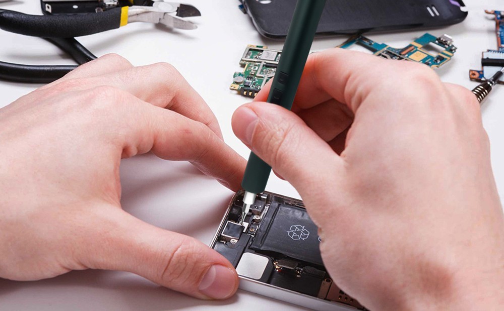 KAIWEETS ES20 137-in-1-Elektroschraubendreher-Set, 200 U/min Leerlaufdrehzahl, 0,15–0,35 Nm Drehmoment, LED-Licht, 350 mAh Akku