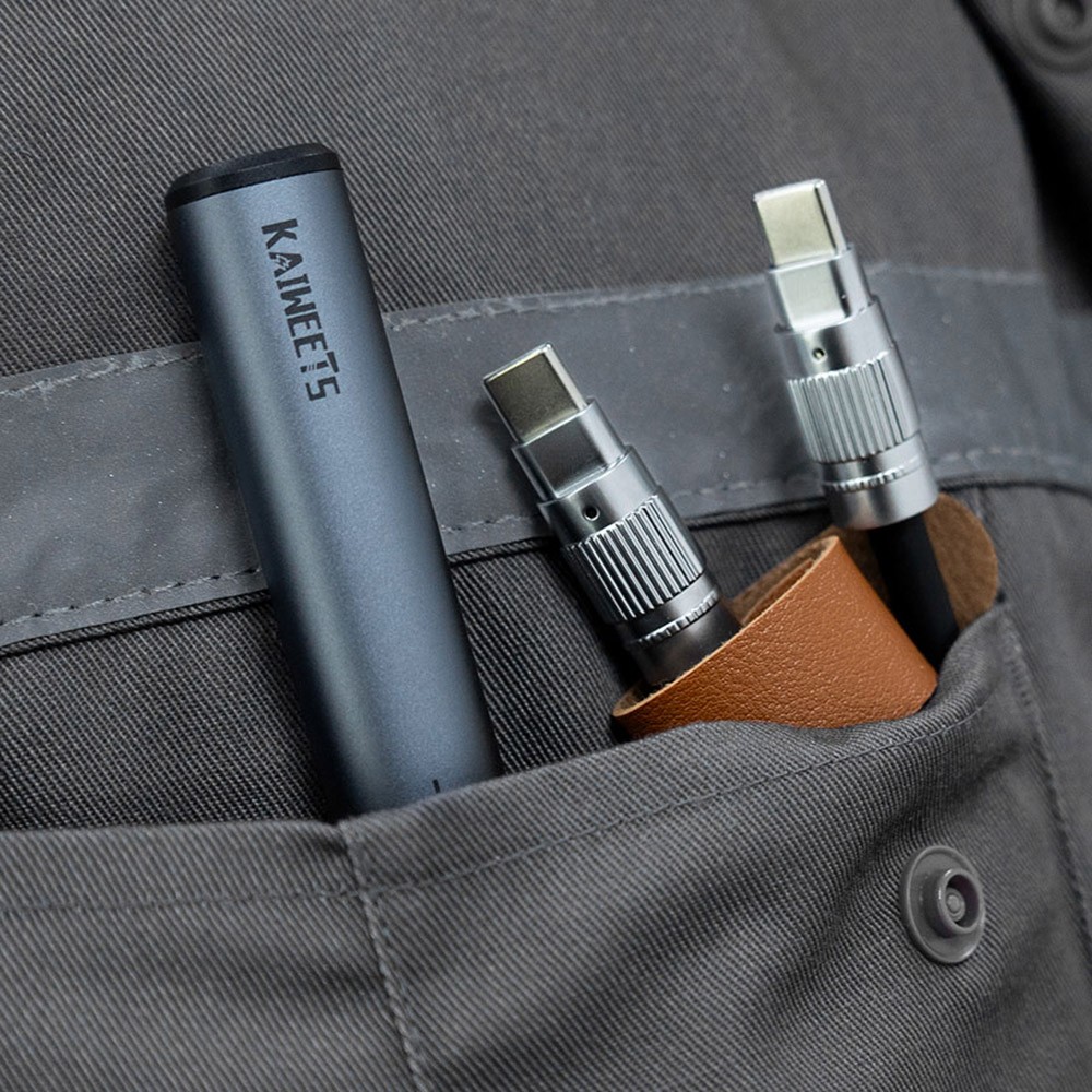 KAIWEETS KETS02 Smart Digital Soldering Iron Kit, 9-20V Operating Voltage, Precise Temperature Control, Sleep Mode, Child Lock, OLED Display Screen