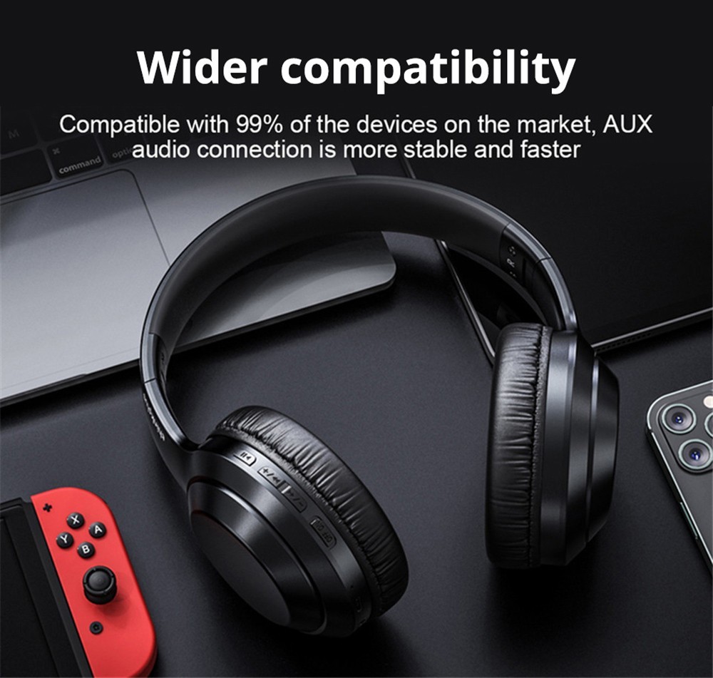 Lenovo TH10 Thinkplus Headset Bluetooth 5.0 12h Battery Life - Black