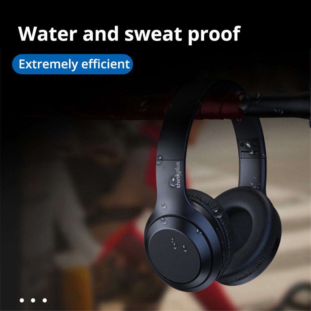 Lenovo TH10 Thinkplus Headset Bluetooth 5.0 12h Battery Life - Black