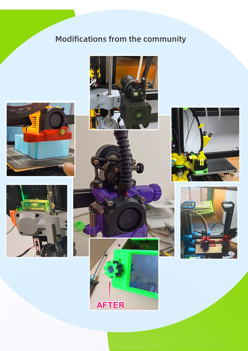 Lerdge iX 3D Printer Kit, 0.1mm Printing Accuracy, 200mm/s Printing Speed, PEI Flexible Sheet, 3.5 Inch IPS Touch Screen, TMC2226 Silent Driver, Resume Printing, Full-Metal Extruder, 180*180*180mm, V2.0 Version - Yellow