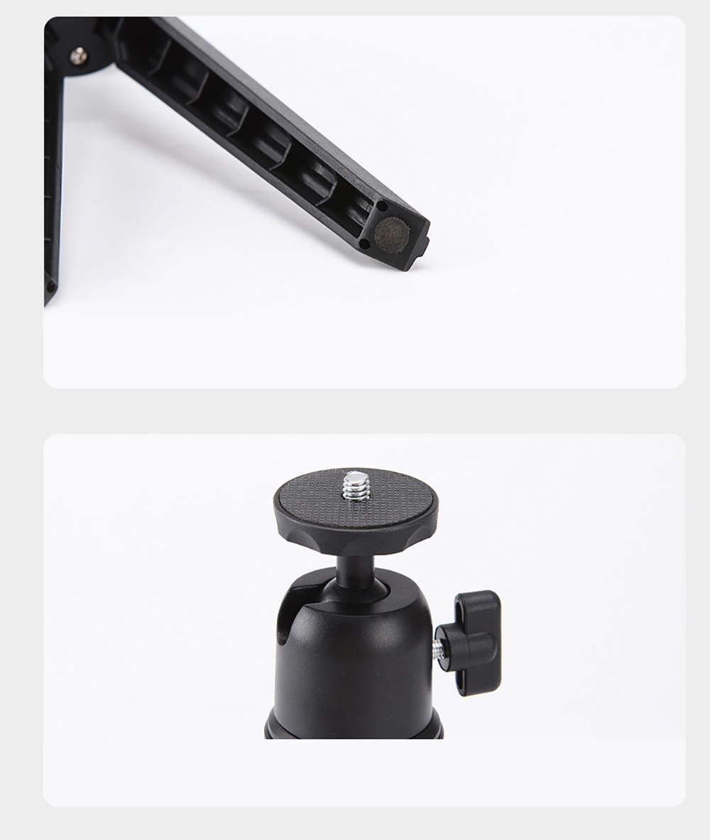 Mini Tripod 360 Degree Rotate 14-18cm Adjustable Height for Projector, Phone, and Camera