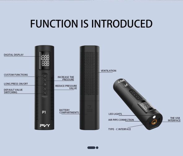 PVY Bike Pump 60V 4Ah Electric Scooter Electric Bike Air Pump Inflator