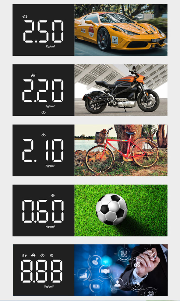 PVY Bike Pump 60V 4Ah Electric Scooter Electric Bike Air Pump Inflator