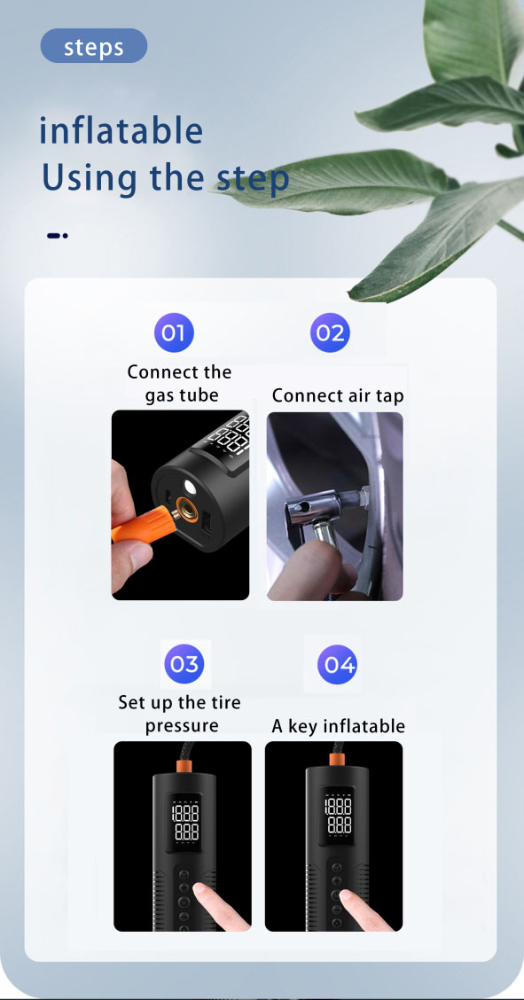 PVY Bike Pump 60V 4Ah Electric Scooter Electric Bike Air Pump Inflator