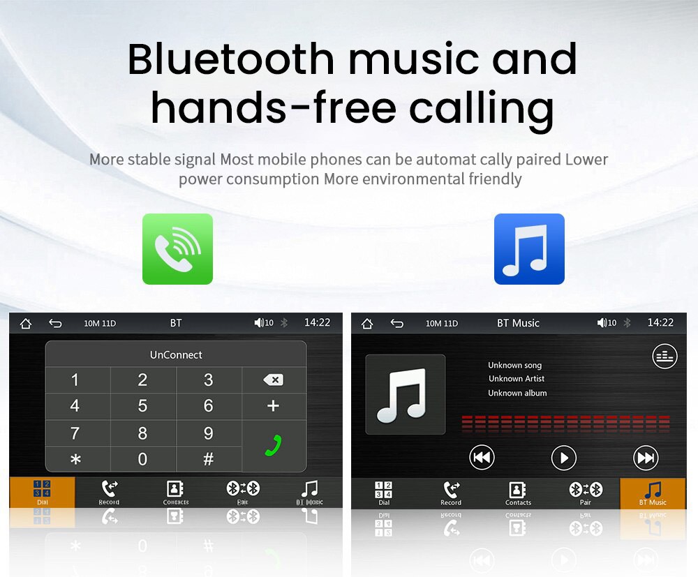 Portable Car MP5 Player FM Radio 7-inch Touch Screen, Support Bluetooth Music and Hands-free Calling