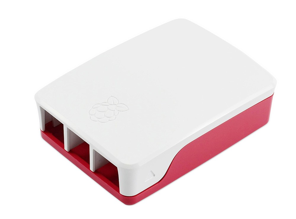 Raspberry Pi 4th Generation B Official Original Shell ABS Red and White