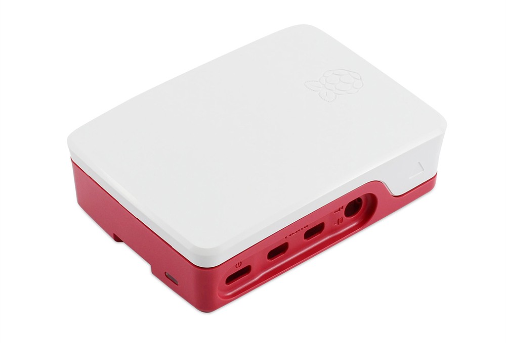 Raspberry Pi 4th Generation B Official Original Shell ABS Red and White