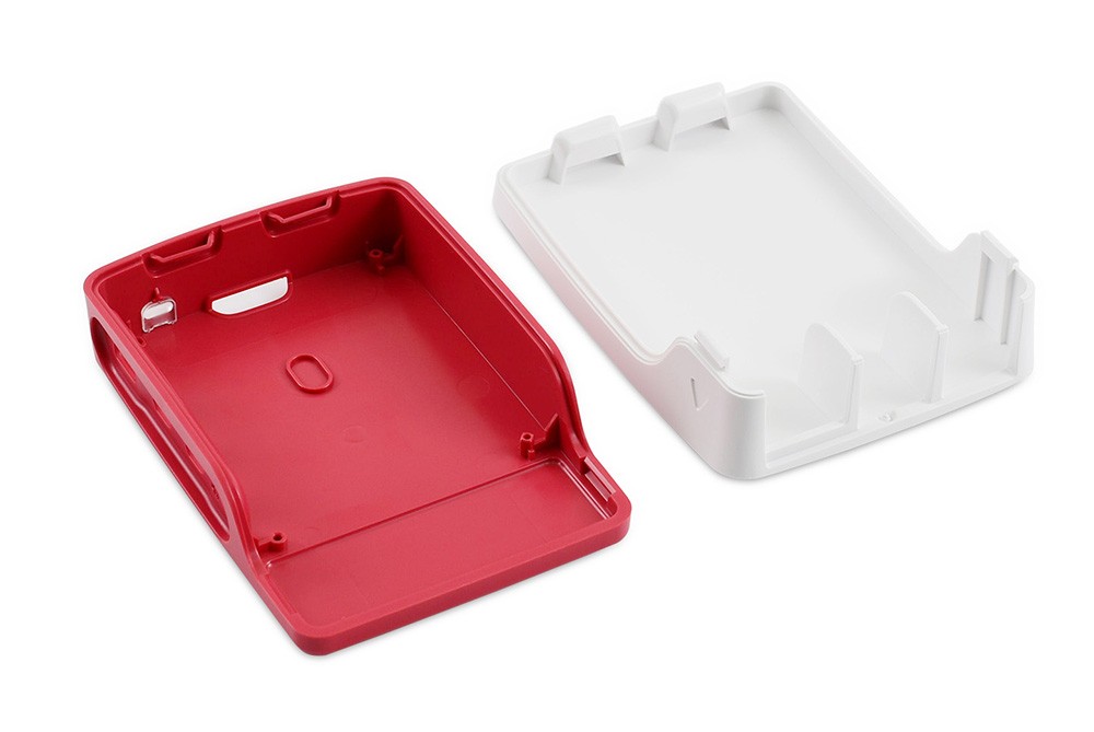 Raspberry Pi 4th Generation B Official Original Shell ABS Red and White