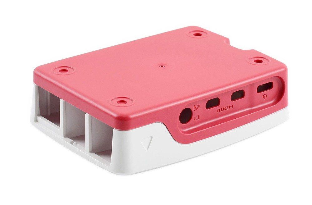 Raspberry Pi 4th Generation B Official Original Shell ABS Red and White
