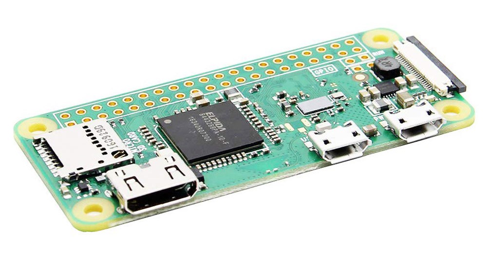 Raspberry Pi Zero W Development Board 512MB, Supports Bluetooth, WiFi, and Mini HDMI Output
