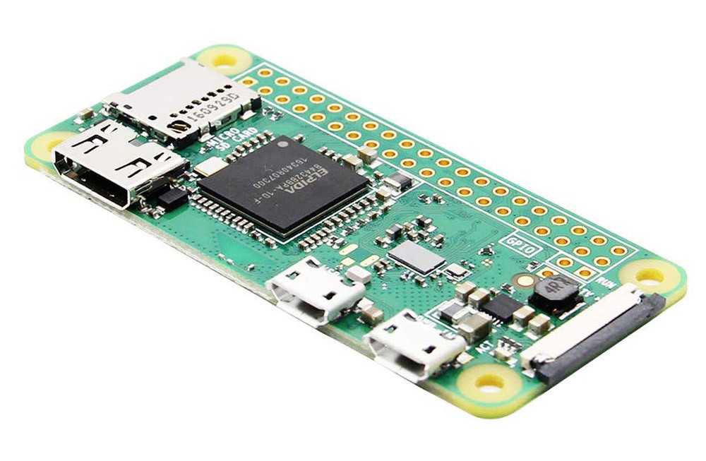 Raspberry Pi Zero W Development Board 512MB, Supports Bluetooth, WiFi, and Mini HDMI Output