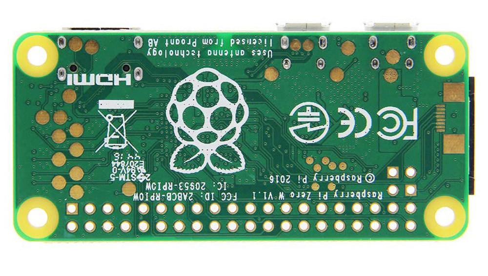 Raspberry Pi Zero W Development Board 512MB, Supports Bluetooth, WiFi, and Mini HDMI Output
