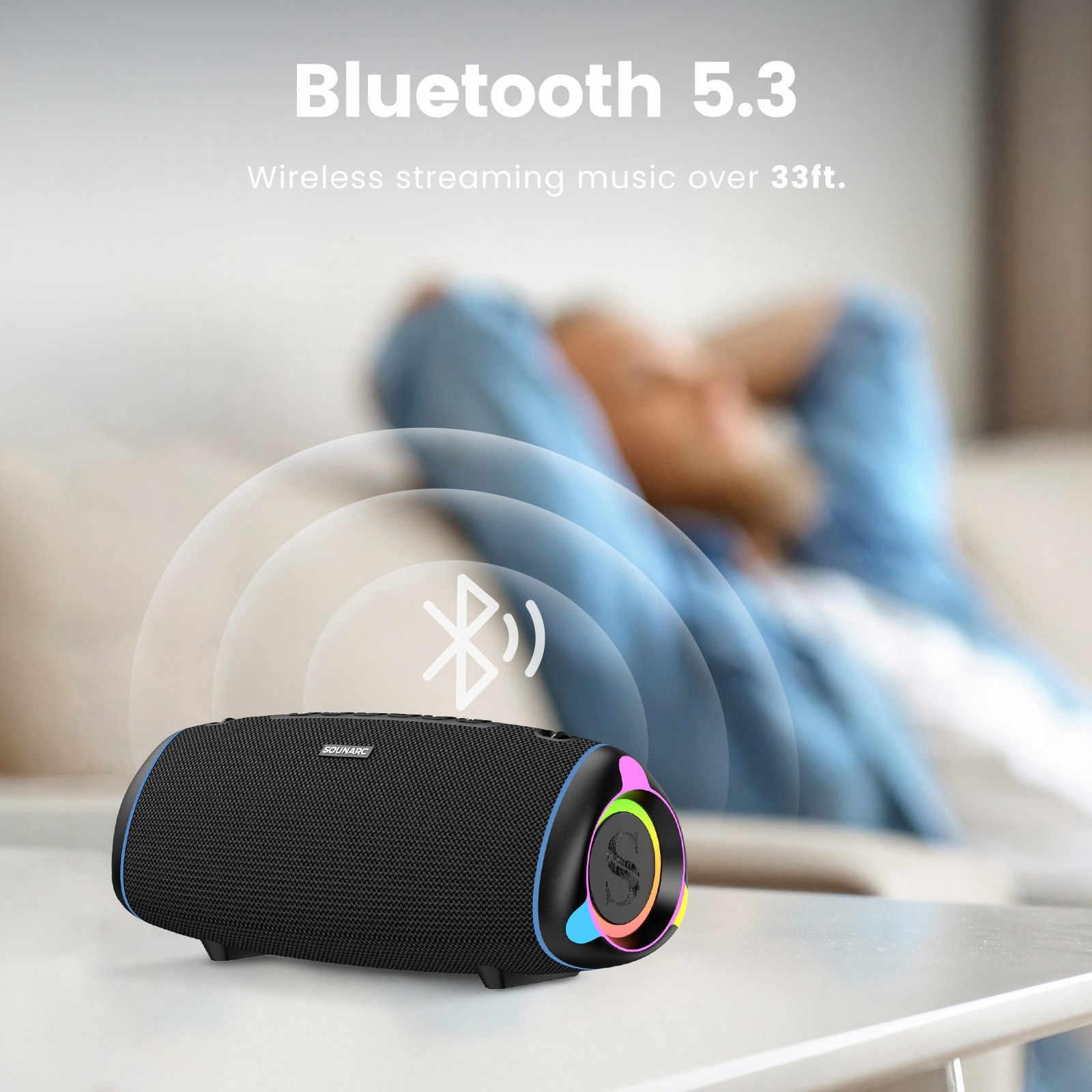 Sounarc R2 Portable Bluetooth Speaker - Black