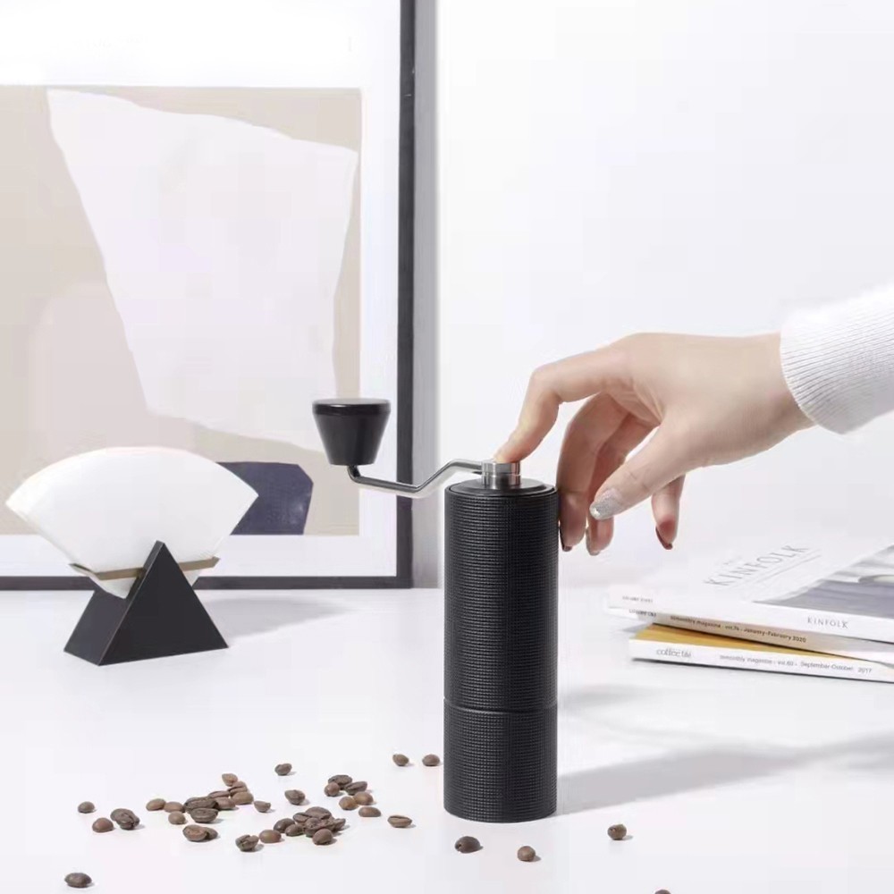 TIMEMORE Chestnut C3 Hand Coffee Grinder, Stepless Grinding Adjustment, 25g Capacity - Black