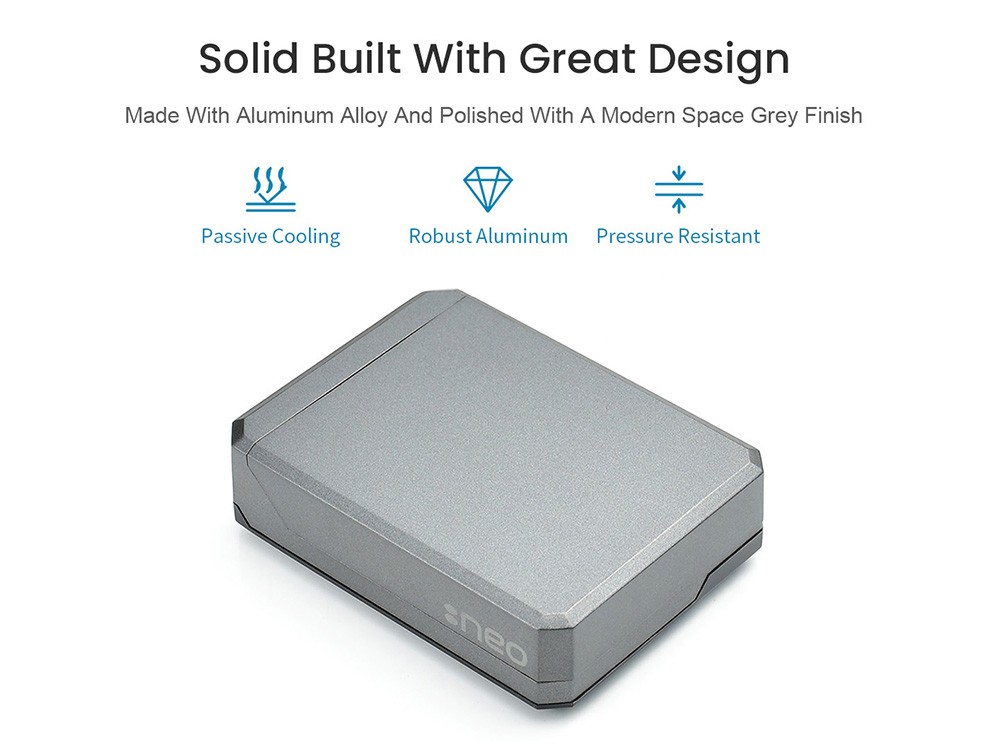 Waveshare ARGON NEO Customized Aluminum Alloy Shell for Raspberry Pi 4th Generation B