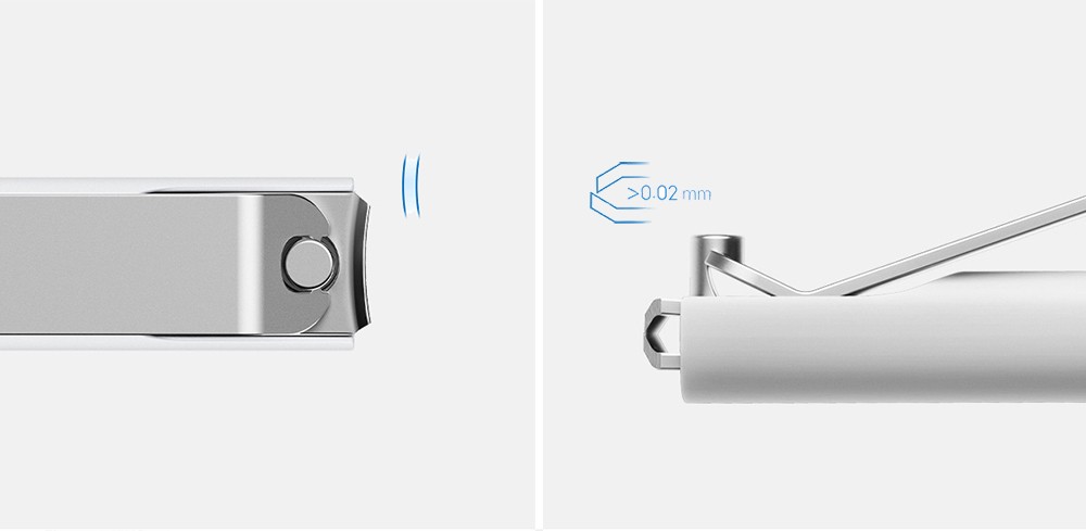 Xiaomi Mijia 420 Stainless Steel Nail Clipper, Pedicure Care Trimmer, Portable Nail File with Anti-Splash Storage Shell