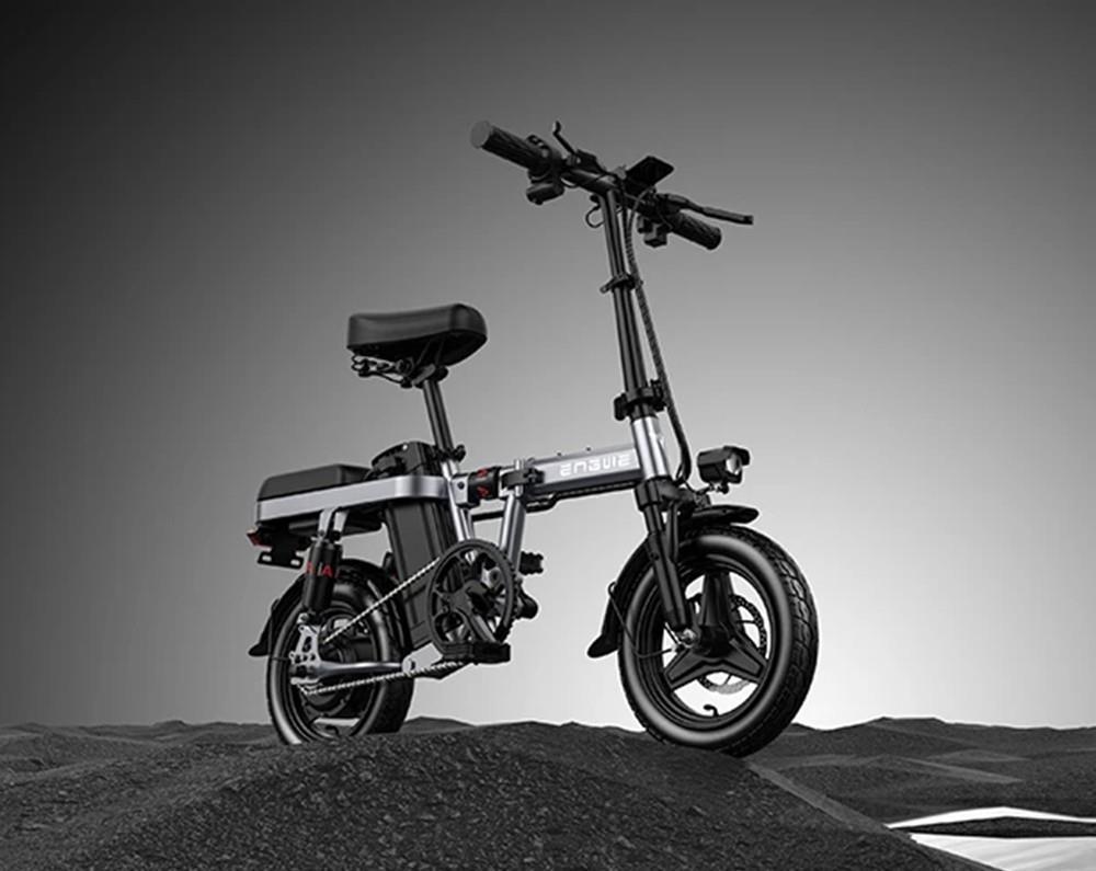 ENGWE T14 Folding Electric Bicycle 14 Inch Tire 250W Brushless Motor 48V 10Ah Battery 25km/h Max Speed - Orange