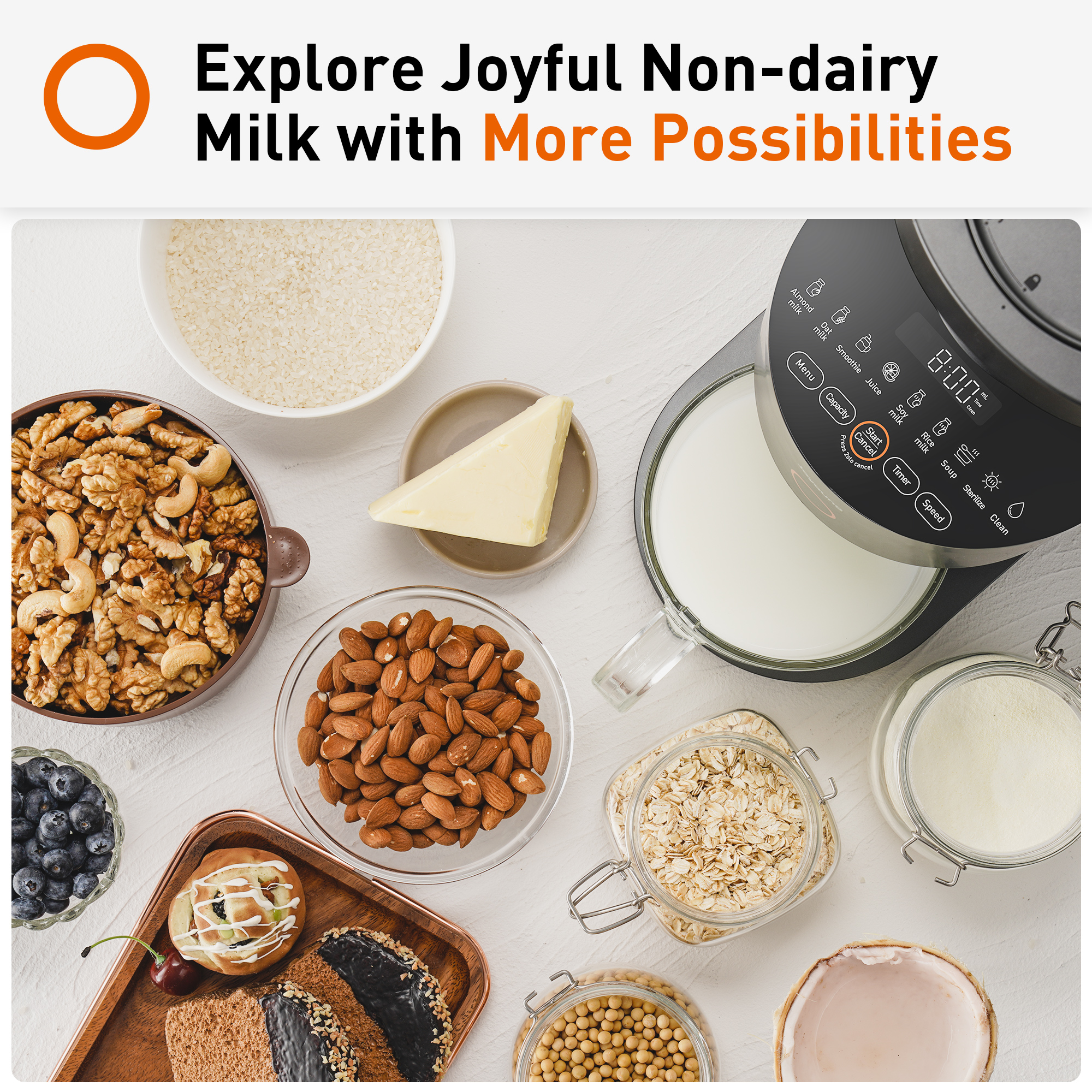 Joyoung Y1 Food Blender Mixer Silent Smart Kitchen Food Processor Multifunction Soymilk Juice Machine