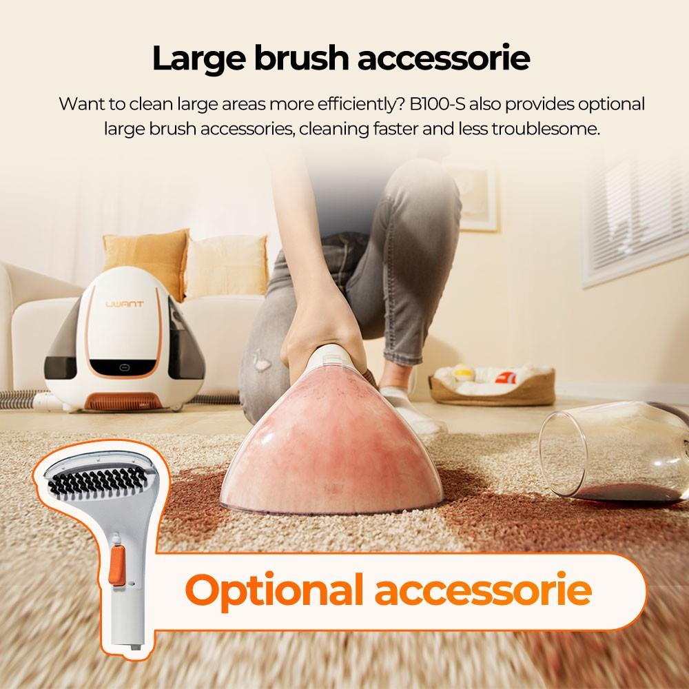 UWANT B100-S Multifunctional Cloth Cleaning Machine Vacuum Spot Cleaner Integration Washing Machine 12000Pa Suction 1800ML Water Tank Self-cleaning Low Noise for Carpet Sofa Curtain Mattress Upholstery - White