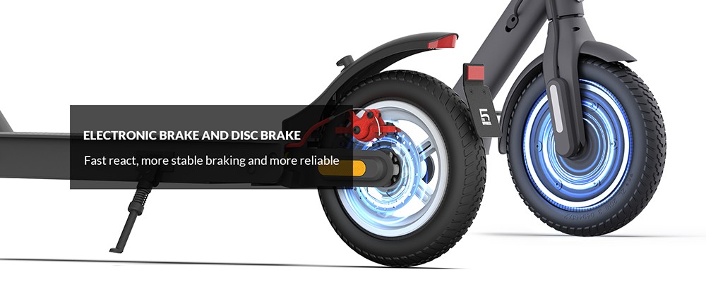 5TH WHEEL V30 Pro Electric Scooter 10in Honeycomb Tire 350W Front Motor (MAX 520W) 25km/h Max Speed 36V 7.5Ah Battery