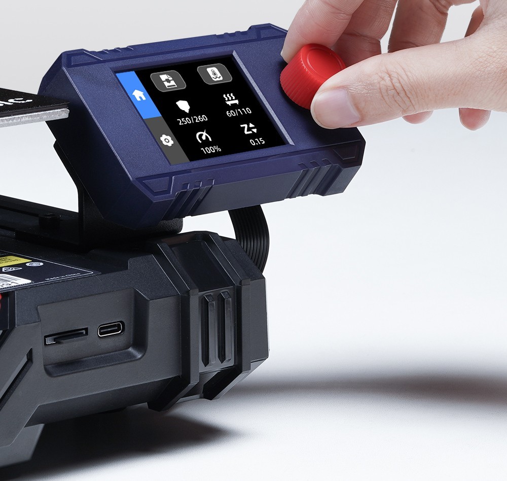 Anycubic Kobra 2 Neo 3D Printer, 25-Point Auto Leveling, 250 mm/s Max Printing Speed, Cooling Fan, 32-bit Silent Motherboard, 250x220x220mm - EU Plug