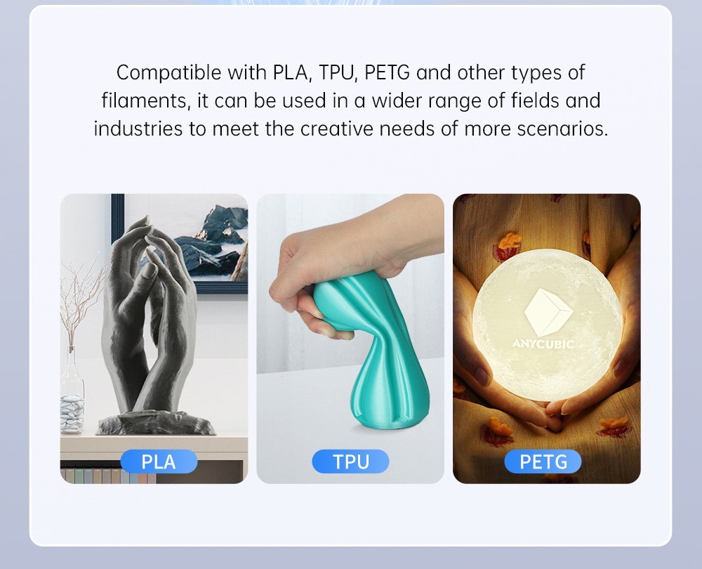 Anycubic Kobra 2 Neo 3D Printer, 25-Point Auto Leveling, 250 mm/s Max Printing Speed, Cooling Fan, 32-bit Silent Motherboard, 250x220x220mm - EU Plug
