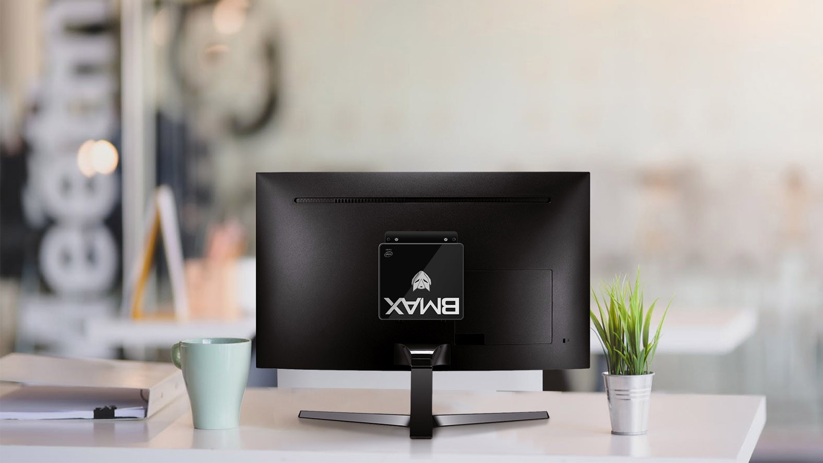 BMAX B3 Mini PC Intel Core i3 5005U Processor, 8GB DDR3 128GB SSD, Windows 10 Pro, 2.4G & 5G WiFi