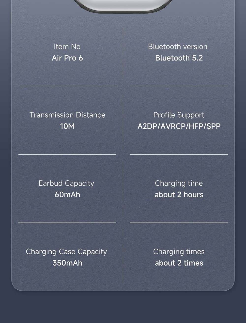 Coowoo Air Pro 6 Bluetooth Clip-on Open Ear Headphones - Black