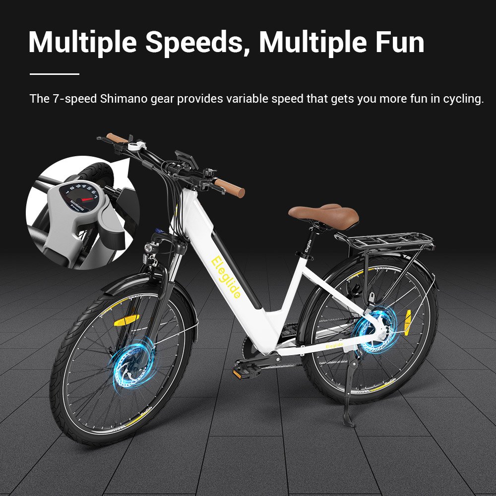 Refurbished Eleglide T1 STEP-THRU Electric Bike 36V 12.5Ah Battery 250W Motor MTB Bike