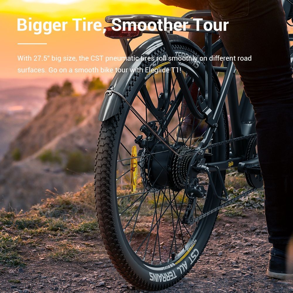 Refurbished Eleglide T1 Electric Moped Bike 36V 13Ah Battery 250W Motor Trekking Bike