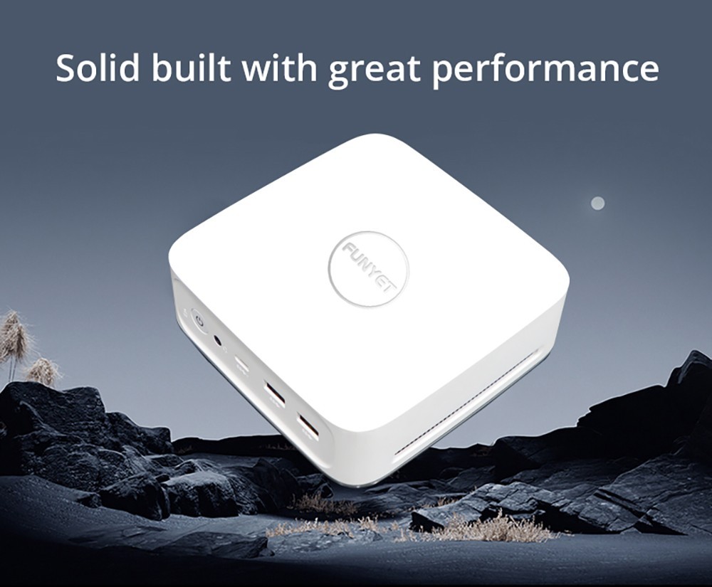 Funyet FY3 Mini PC Intel Alder Lake N95 TDP15W, 16GB RAM 512GB ROM, Windows 11 Pro, WiFi 6, 1000Mbps LAN