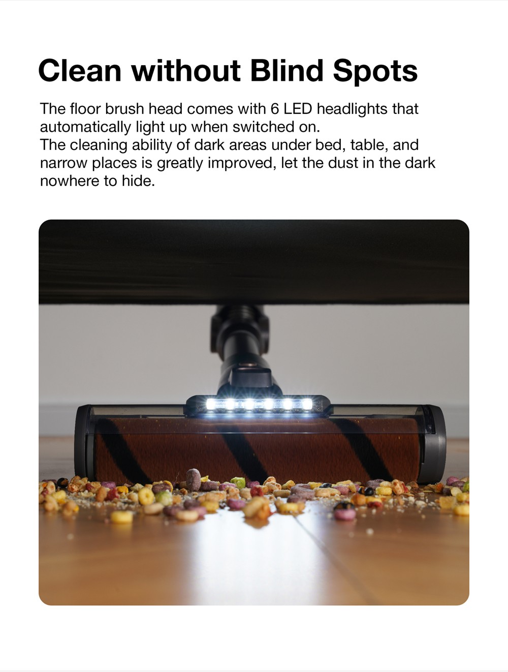 Refurbished JIMMY H10 Pro Flexible Smart Handheld Cordless Vacuum Cleaner 245AW 26Kpa Suction Intelligent Dust Sensor 3000mAH Battery 90min Run Time 600ml Dust Cup LCD Screen with 6 LED Headlights - Silver