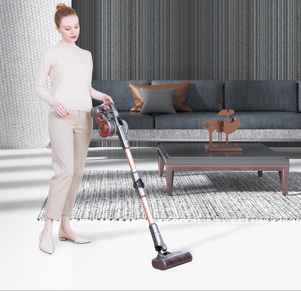 Refurbished JIMMY H9 Pro Flexible Smart Handheld Cordless Vacuum Cleaner 200AW 25000Pa Powerful Suction, 600W Motor, 80 Minutes Run Time, Auto Power Adjust LED Display Removable Battery With Rechargeable Stand Holder for cleaning floors by Xiaomi